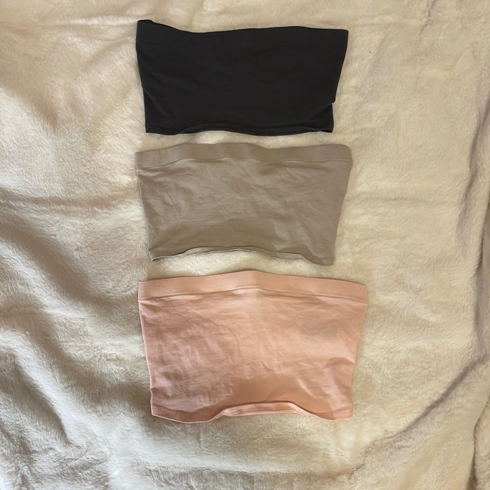 3 pack of tube tops